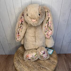 Jellycat Blossom Beige Bunny Petal Bunny FAST SHIP NEW Jellycat Bunny Medium
